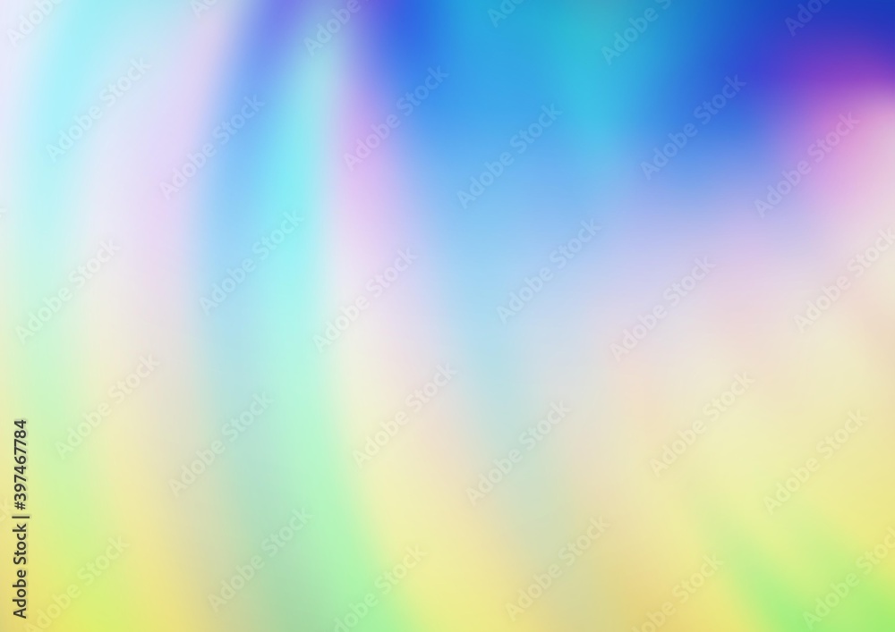 Light Blue, Green vector background with bent lines. Light Blue, Green vector background with bent lines.