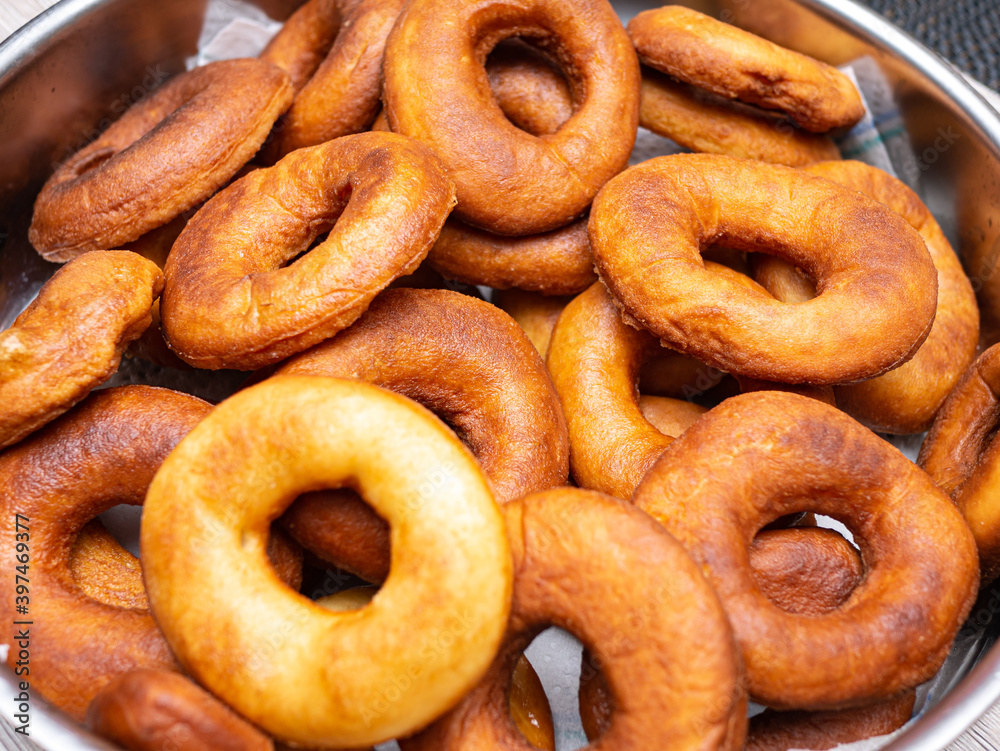 Donuts freshly served Donuts freshly served