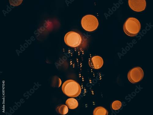 background with bokeh fairy lights 