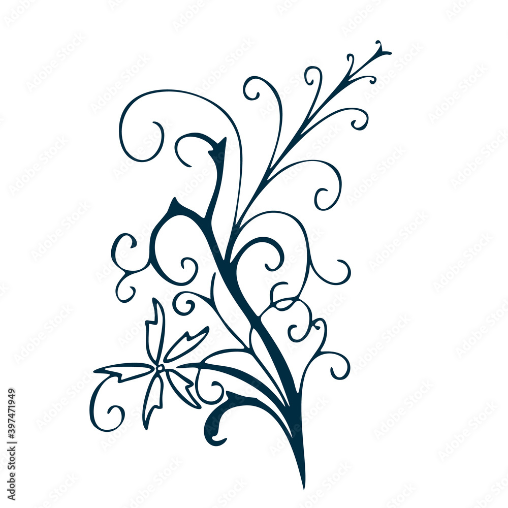 bouquet of flowers, Continuous line drawing vector. Graphical flower illustration bouquet of flowers, Continuous line drawing vector. Graphical flower illustration
