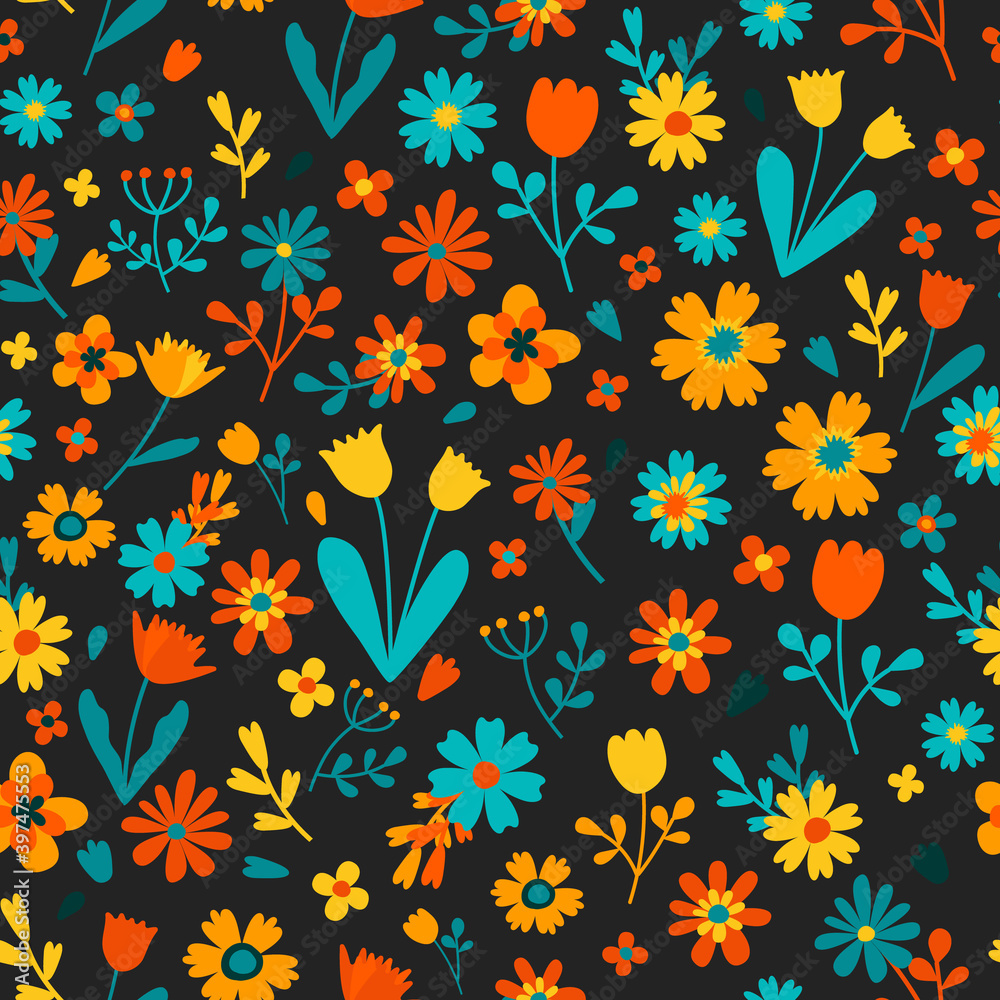 seamless floral background