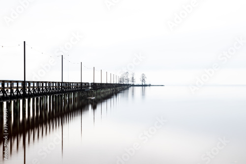 pier on the lake