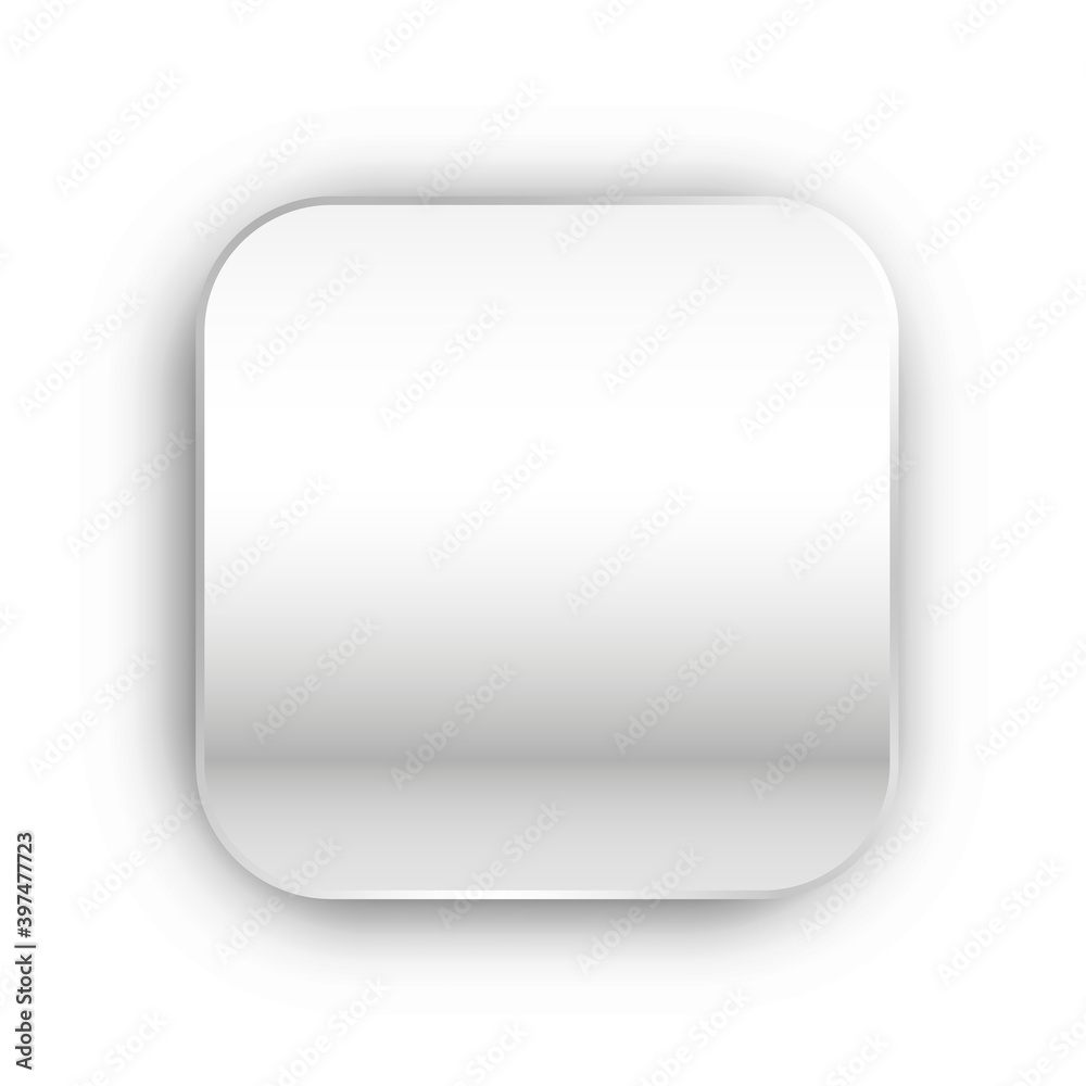 Metallic White Texture Template Button Web Icon Metallic White Texture Template Button Web Icon