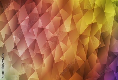 Light Multicolor vector texture in rectangular style.