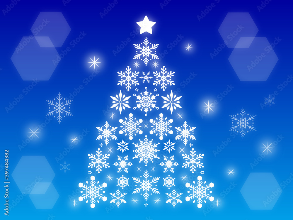 クリスマスツリーのイラスト_ベクター クリスマスツリーのイラスト_ベクター