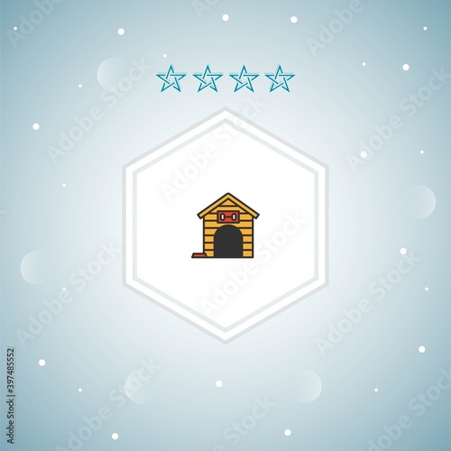 kennel vector icons modern