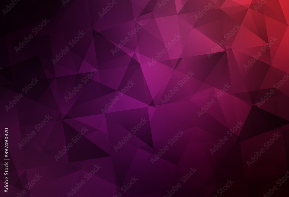 Dark Purple, Pink vector abstract mosaic pattern. Dark Purple, Pink vector abstract mosaic pattern.