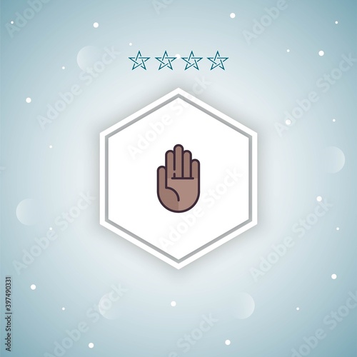 stop violence vector icons modern