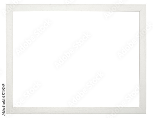 Wooden picture frame, with clipping path.