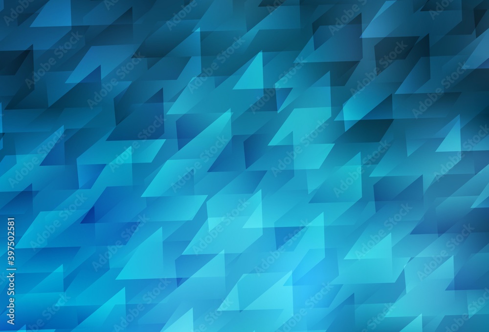 Light BLUE vector background with rectangles.