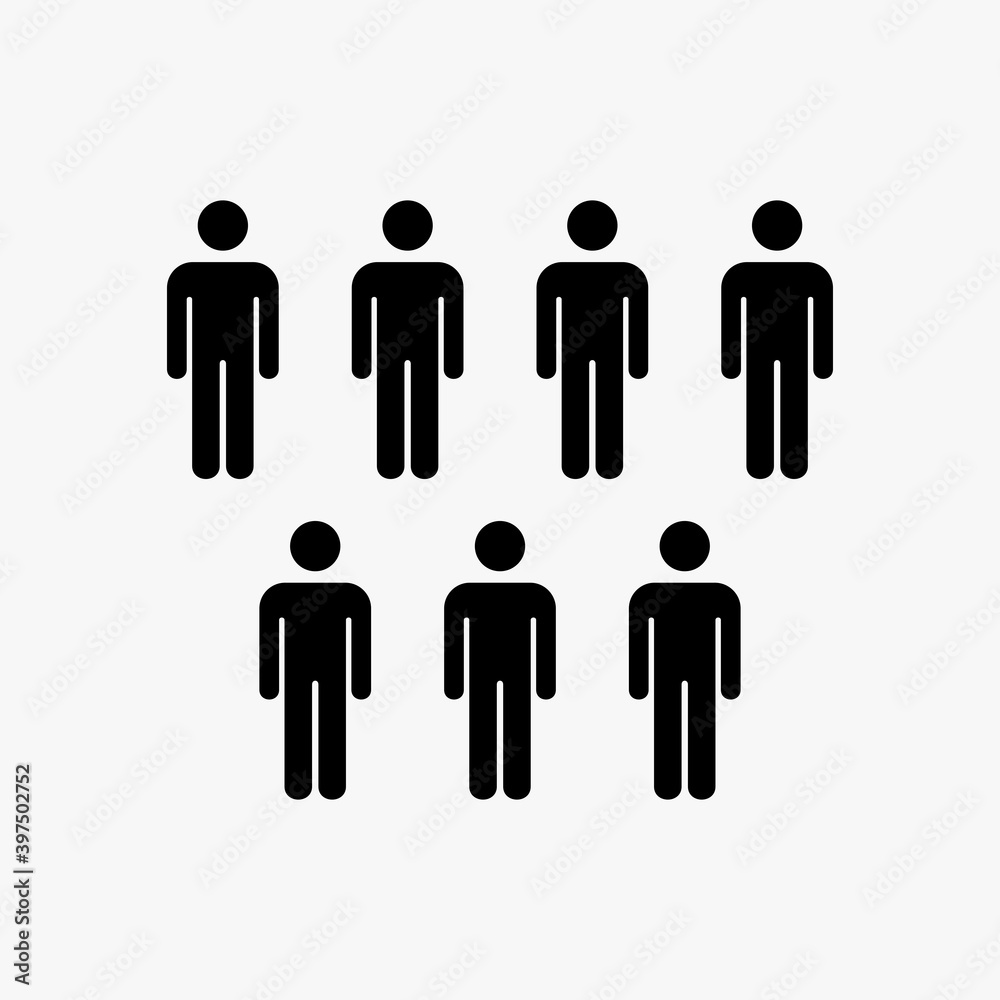 group of people illustration vector,man icon. group of people illustration vector,man icon.