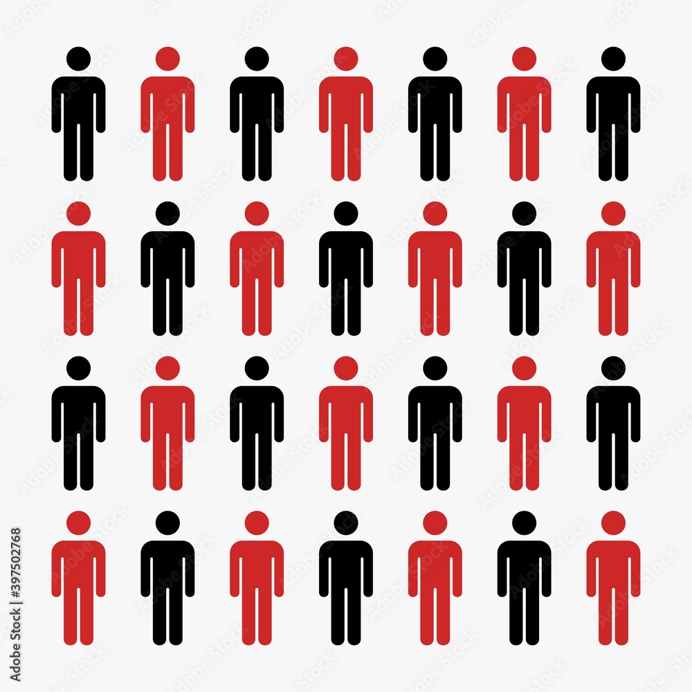 group of people illustration vector,man icon. group of people illustration vector,man icon.