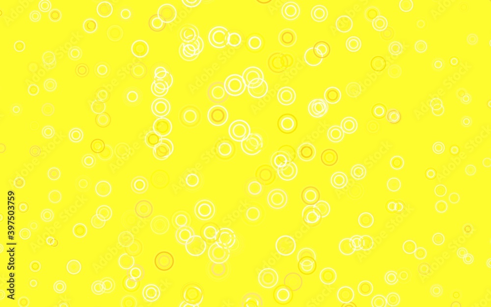 Light Yellow vector layout with circle shapes.