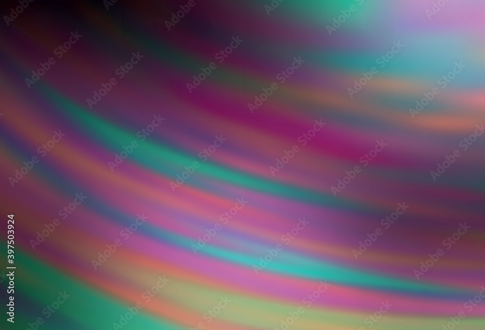 Obraz premium Light Gray vector colorful blur background.