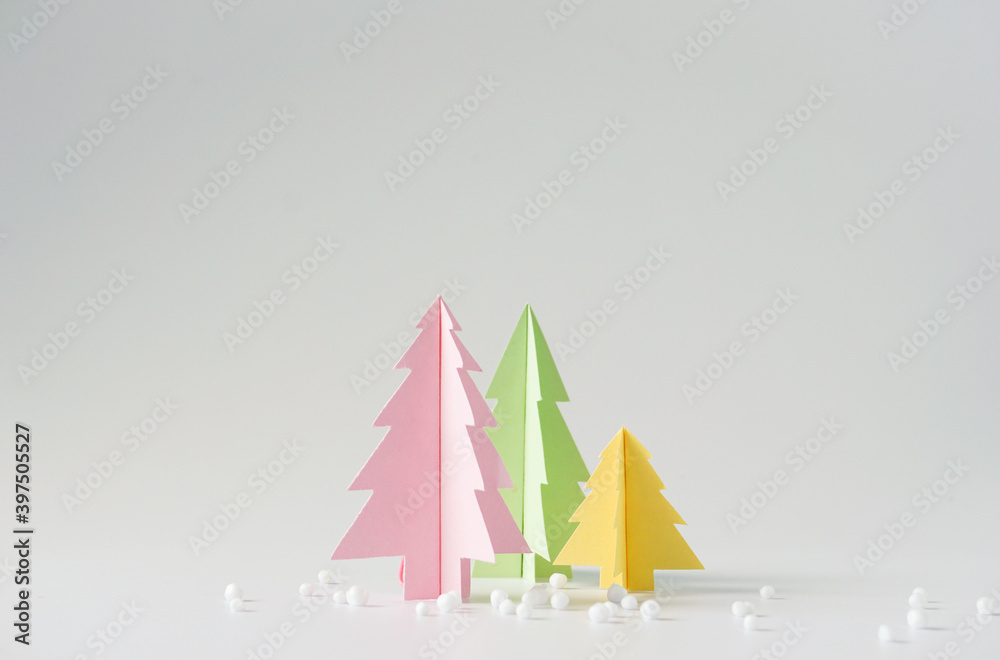 christmas tree made from paper christmas tree made from paper