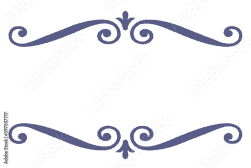 ビンテージ、アンティークな装飾フレーム。ベクター素材