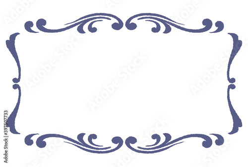 ビンテージ、アンティークな装飾フレーム。ベクター素材