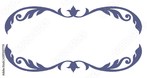 ビンテージ、アンティークな装飾フレーム。ベクター素材