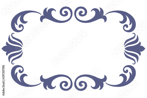 ビンテージ、アンティークな装飾フレーム。ベクター素材