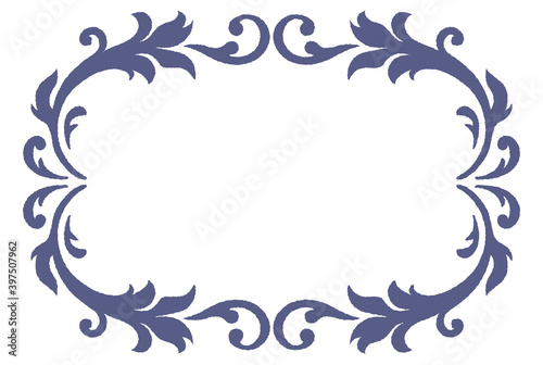 ビンテージ、アンティークな装飾フレーム。ベクター素材