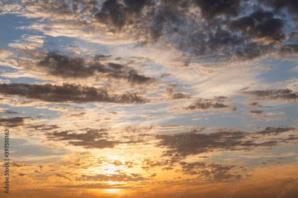 sunset in the sky sunset in the sky