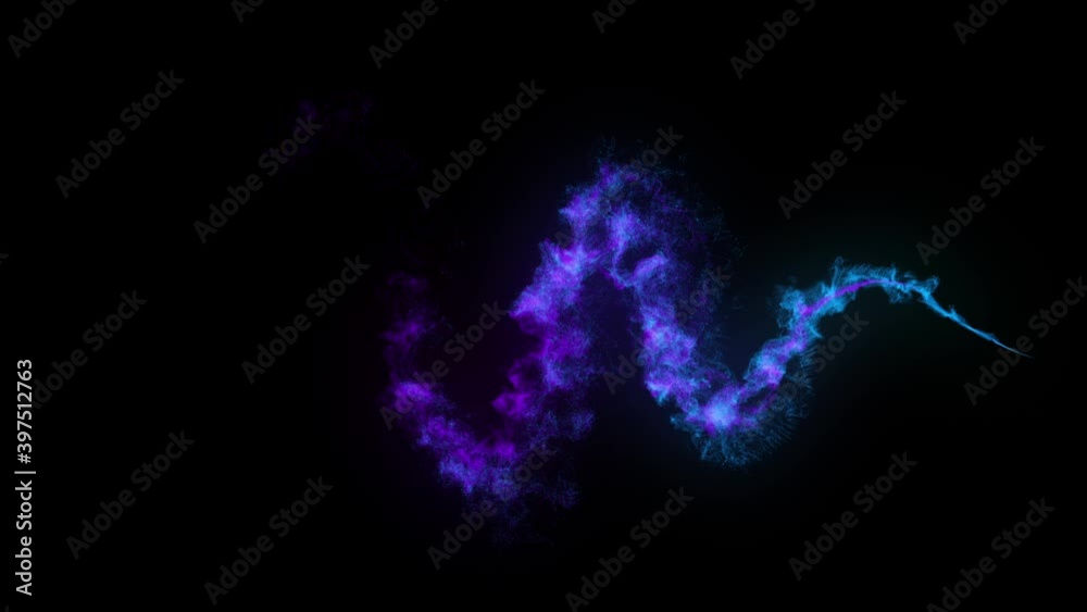 Moving Magical Light Effect, Abstract Sweep Animations 6 in 1 Pack. Background Overlay, Transition Elements. Alpha Matte Channel Video.
