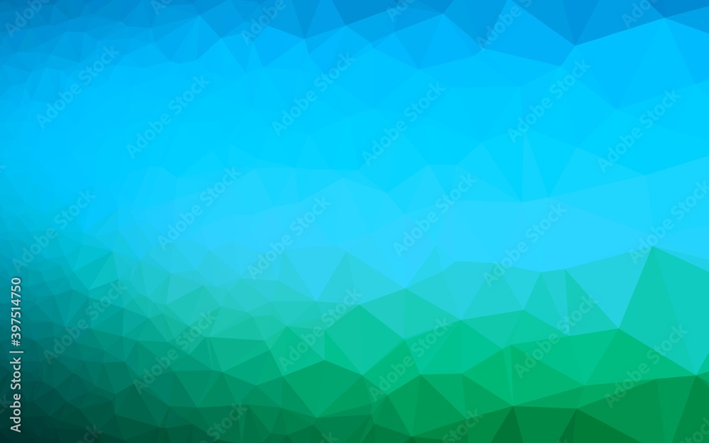 Light Blue, Green vector abstract polygonal texture. Light Blue, Green vector abstract polygonal texture.