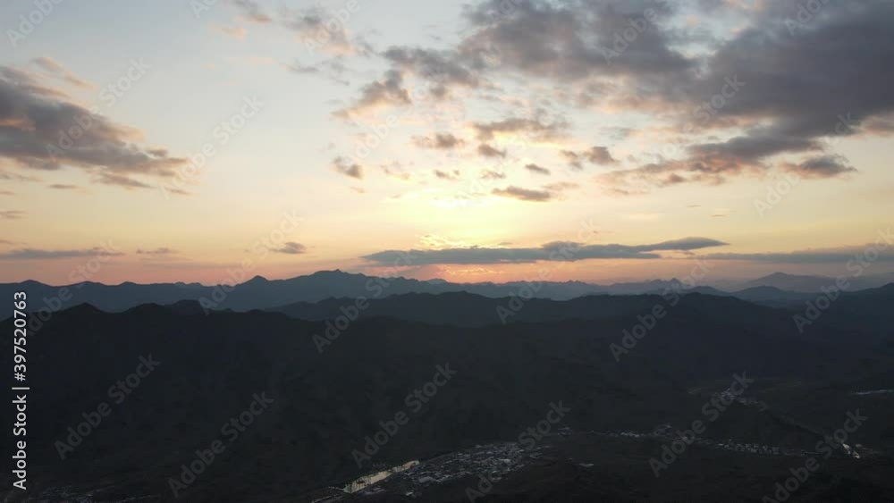 Aerial photography of villages in the suburbs of Beijing Aerial photography of villages in the suburbs of Beijing