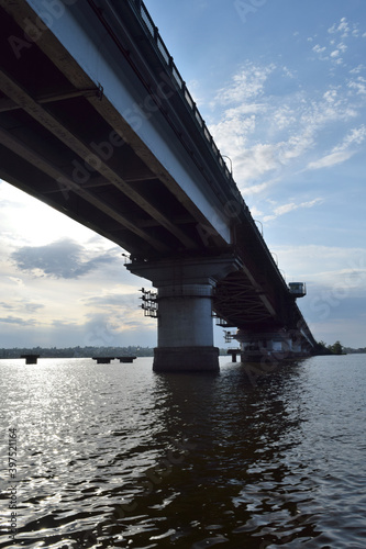 transport bridge over the river