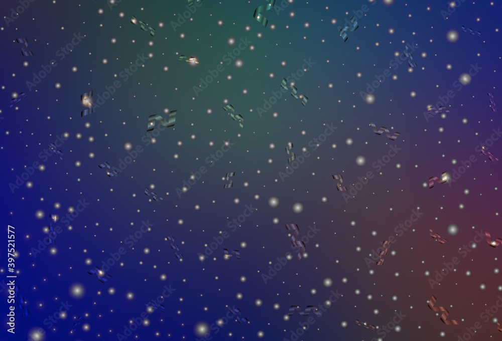 Fototapeta premium Light Blue, Red vector layout in New Year style.