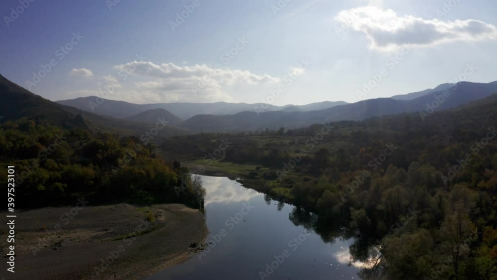Aerial, Meander Of The Arda River, Bulgaria Aerial, Meander Of The Arda River, Bulgaria