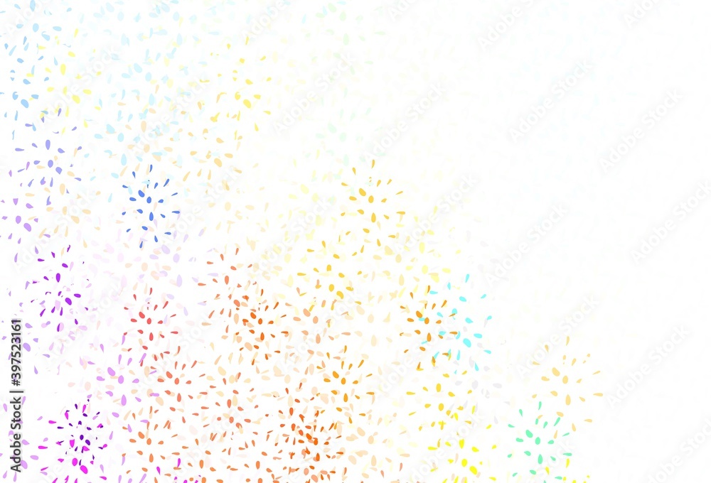 Light Blue, Yellow vector pattern with spheres.