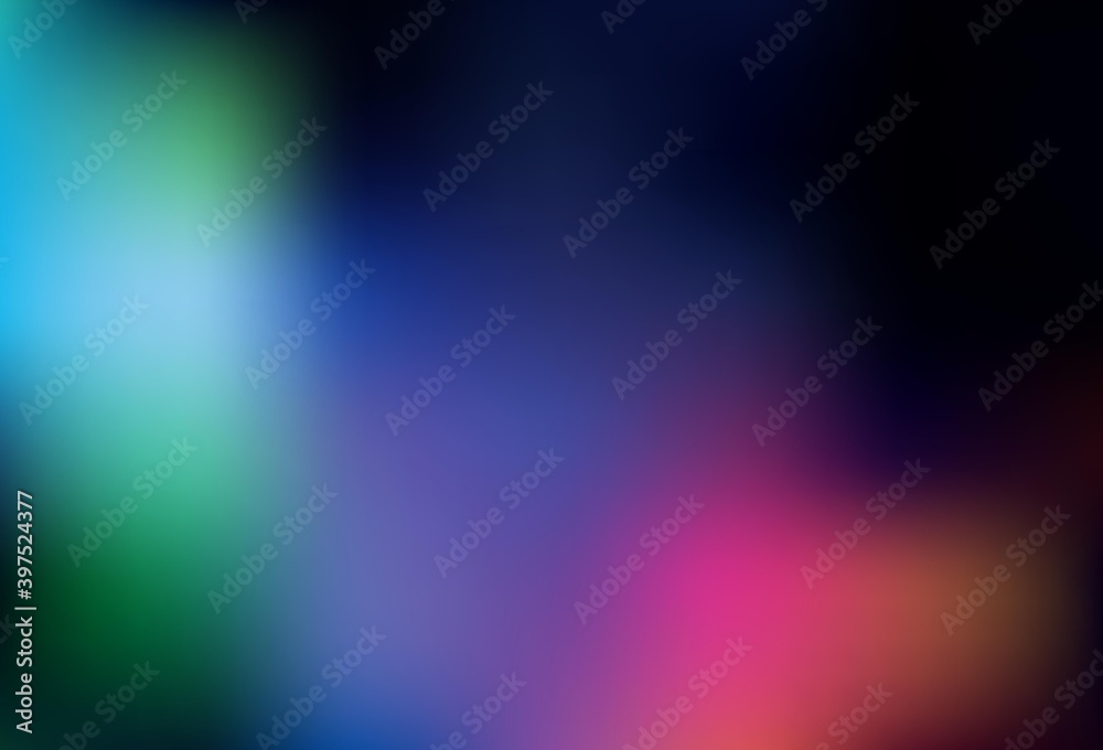 Dark Blue, Red vector abstract blurred background.