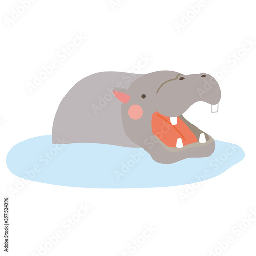 かば　可愛いイラスト