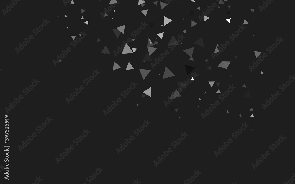 Light Silver, Gray vector backdrop with lines, triangles. Light Silver, Gray vector backdrop with lines, triangles.