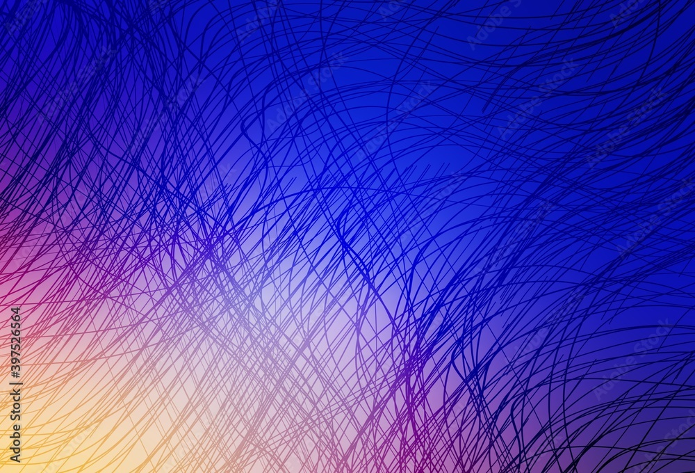 Light Pink, Blue vector backdrop with bent lines. Light Pink, Blue vector backdrop with bent lines.