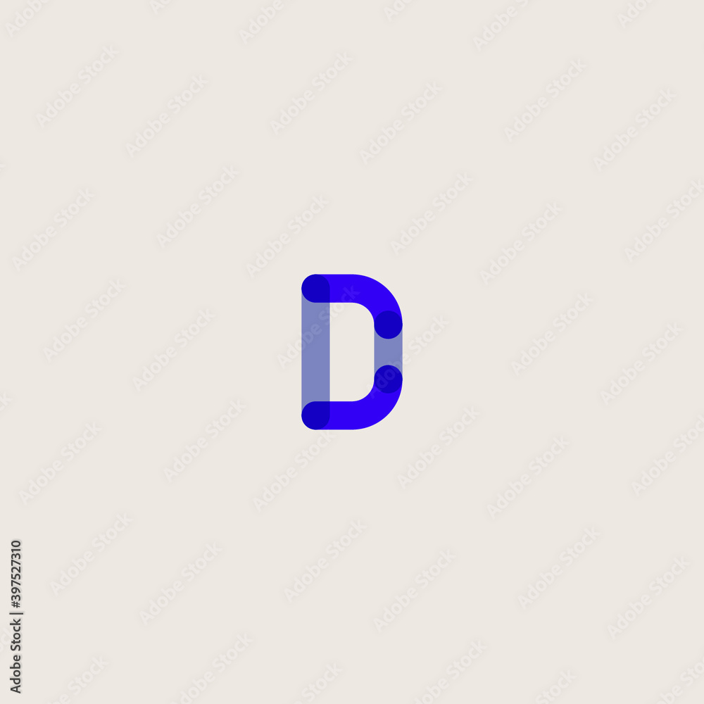 blue letter d blue letter d