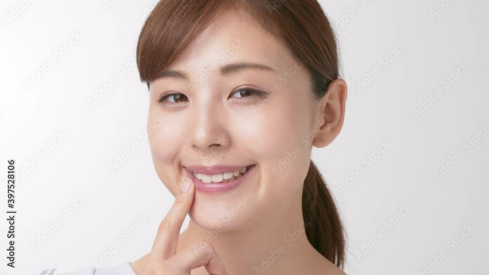 女性・口・歯 女性・口・歯