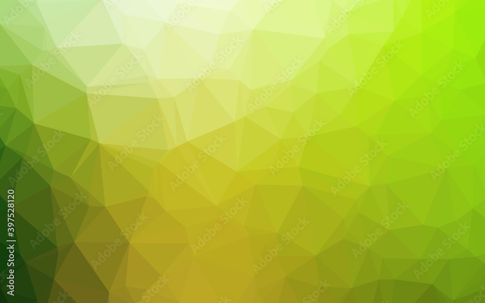 Light Green vector abstract mosaic backdrop. Light Green vector abstract mosaic backdrop.
