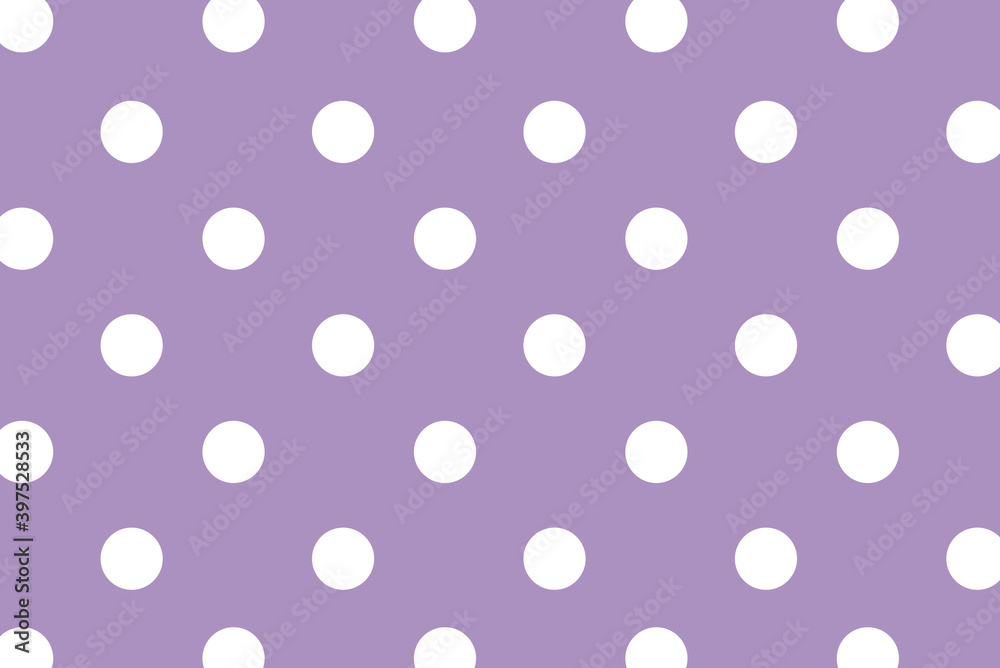 White polka dot with colorful background