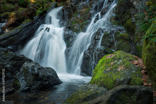 Waterfall in Washington's Columbia River Gorge, Pacific Northwest © Nicholas Steven