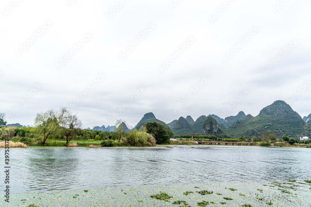 The li River in Guilin, Guangxi Province, China