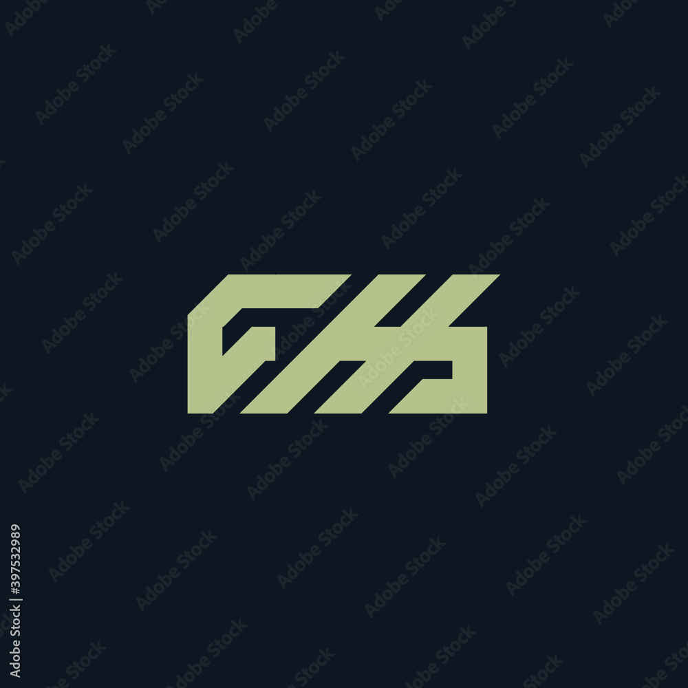Minimal Letter GH Logo Design, Outstanding Professional Elegant Trendy Awesome Artistic  and Based Alphabet Iconic monogram Logo Design
