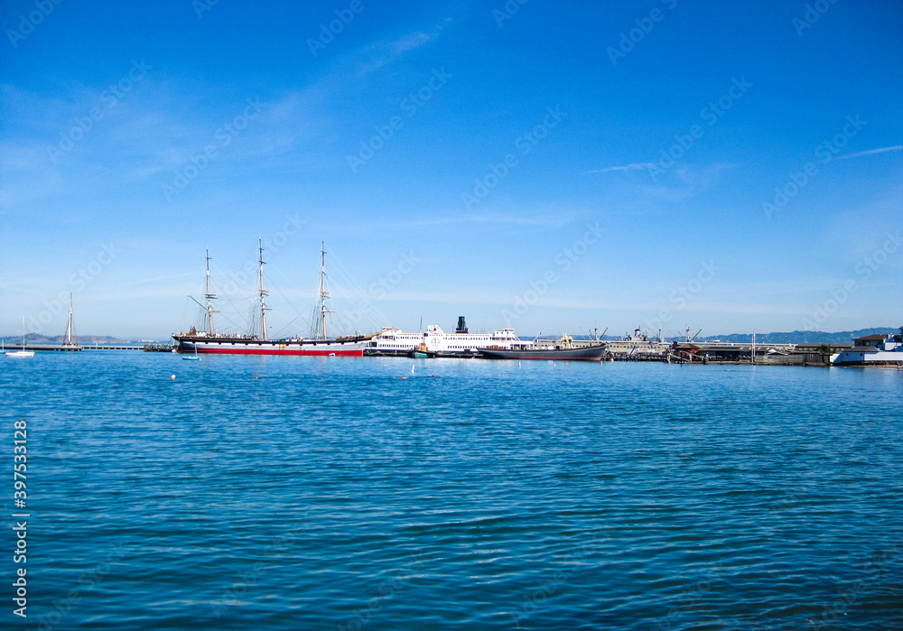 Ships at Fisherman's Wharf, San Francisco, CA