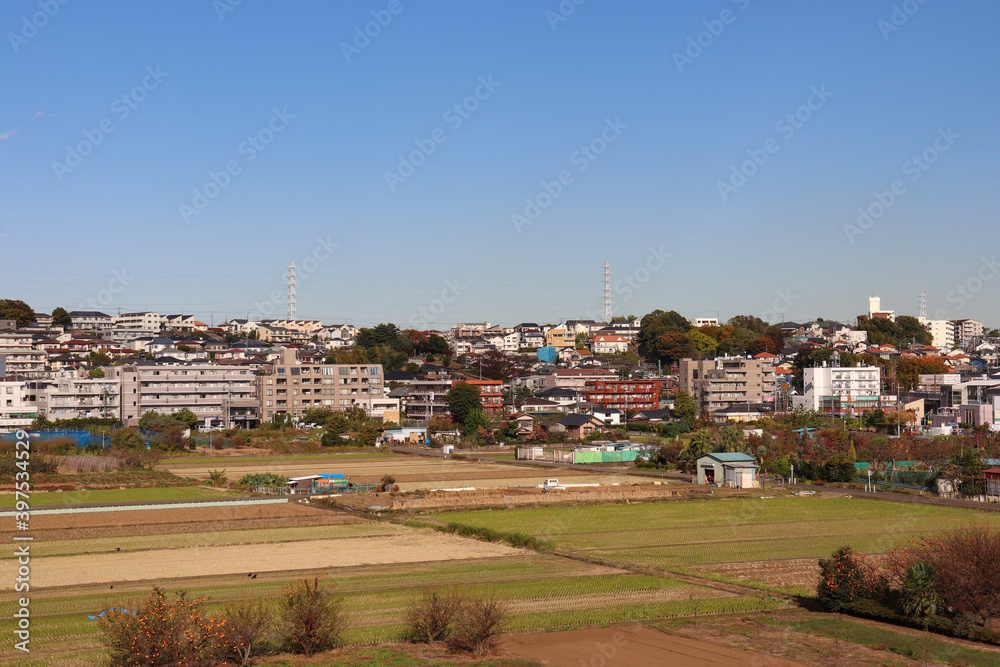 田奈の街並み（神奈川県横浜市緑区）