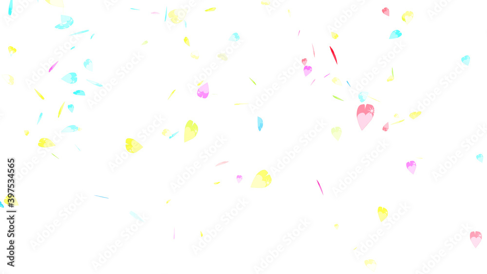 red pink yellow green pastel sakura leaves slowly falling and faded red pink yellow green pastel sakura leaves slowly falling and faded