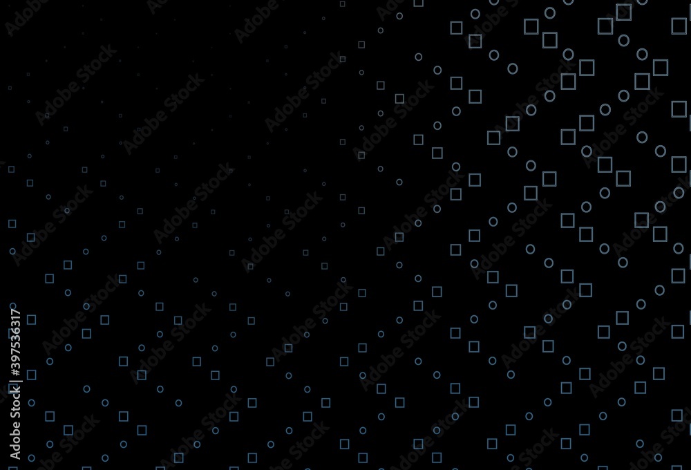 Dark BLUE vector template with square style. Dark BLUE vector template with square style.