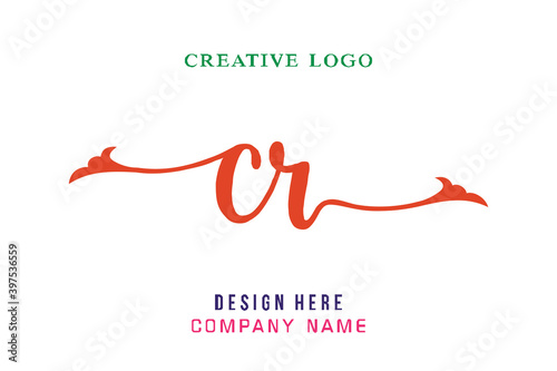 CR lettering logo is simple, easy to understand and authoritative