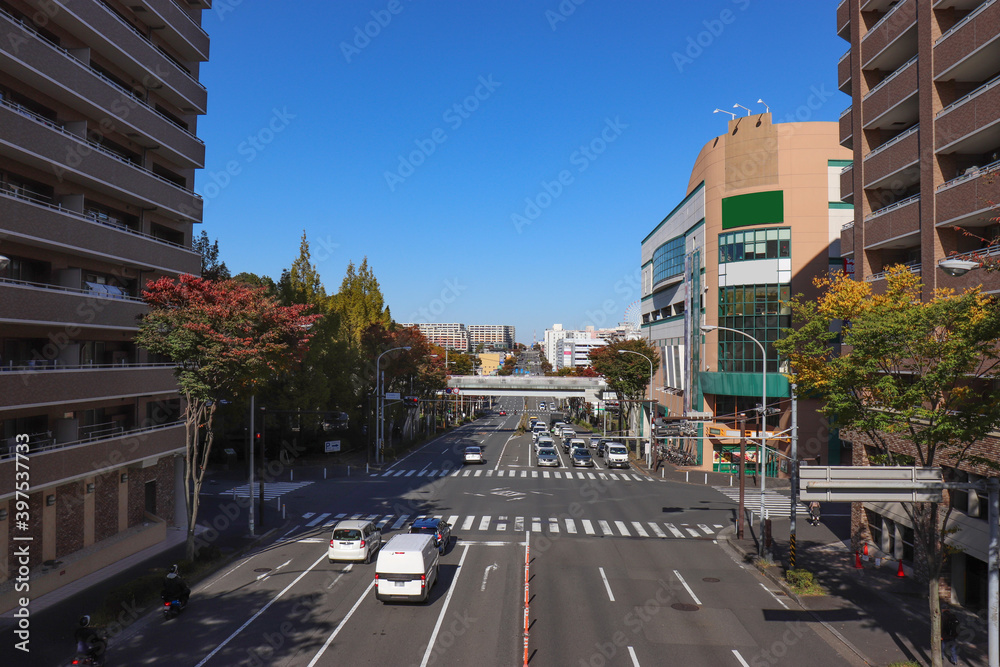 Obraz premium センター南周辺の街並み（神奈川県横浜市都筑区）