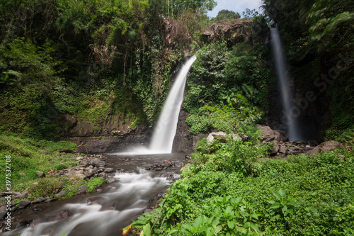 Tirto Kemanten Waterfall is one of the tourist objects in Wonorejo village, Kalibaru, Banyuwangi district.